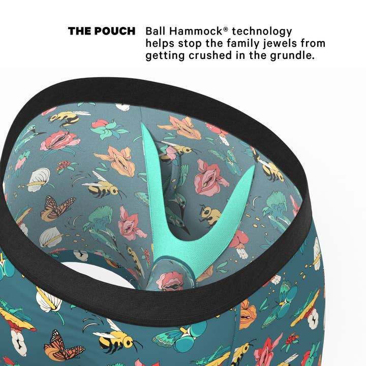 Shinesty, Inc - Wholesale Underwear - Men's - Pollination Station | Ball Hammock® Pouch Underwear Fly