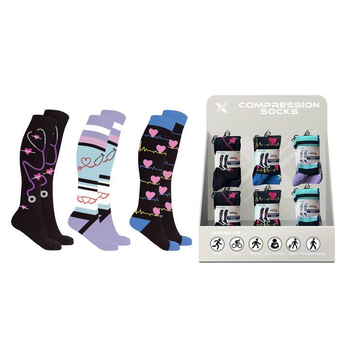 COMPRESSION SOCKS WITH FREE DISPLAY (24-PAIRS) and other Purchase Wholesale dentifrice à compression automatique. Free Returns & Net 60 Terms on Faire trending on Faire.