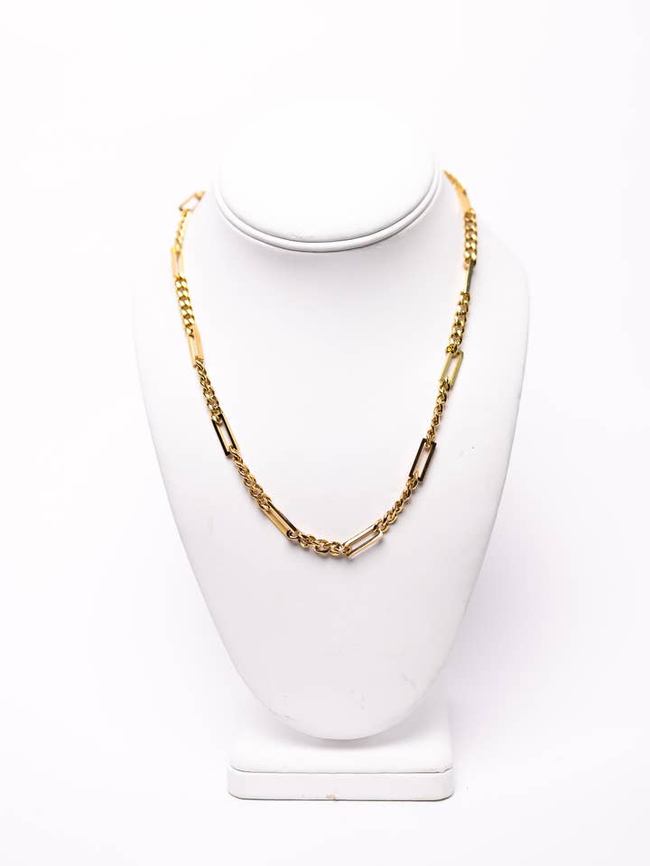 WS-Kelly Versatile Layering Link & Chain Necklace for wholesale by 3Souls Company