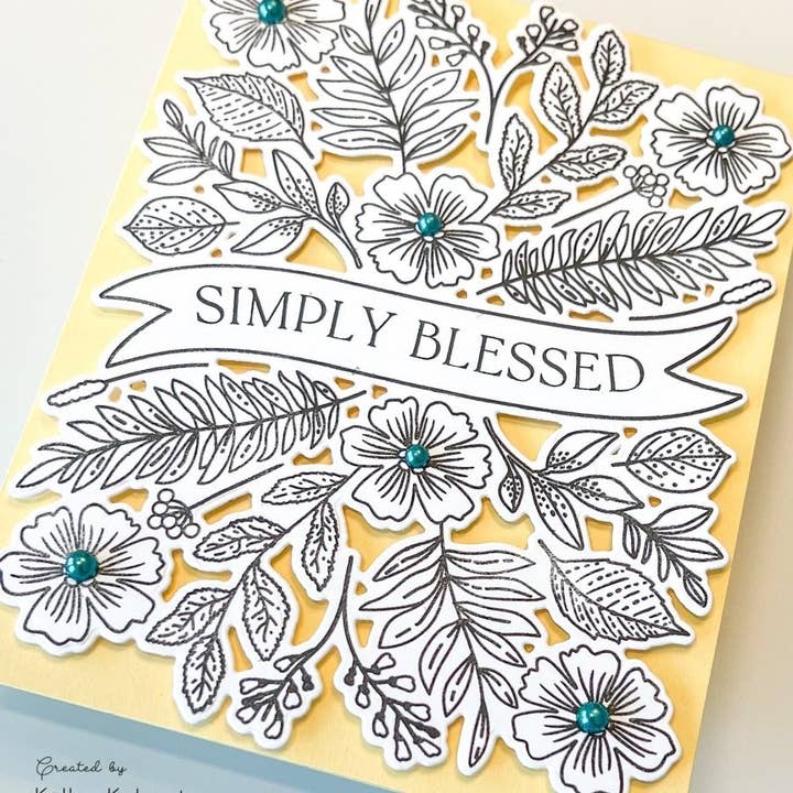 Honey Bee Stamps - Wholesale Craft Supplies - Bountiful Banner - Honey Cuts - Coordinating Dies2