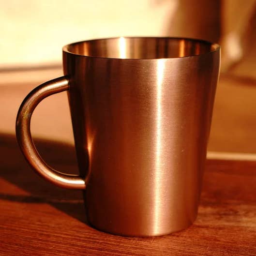 Copper Double Wall Stainless Steel Mug for wholesale by Backwoods Provisions