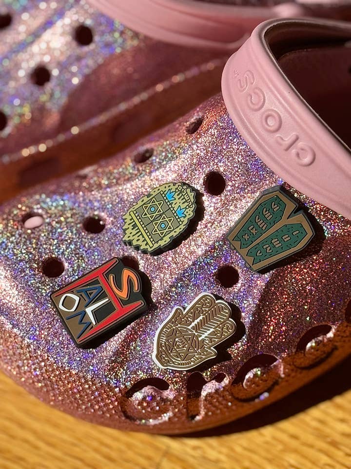 Shoe Charms | Vintage Israeli Brass Pack (set of 4) for wholesale by JEWISHJOY.co