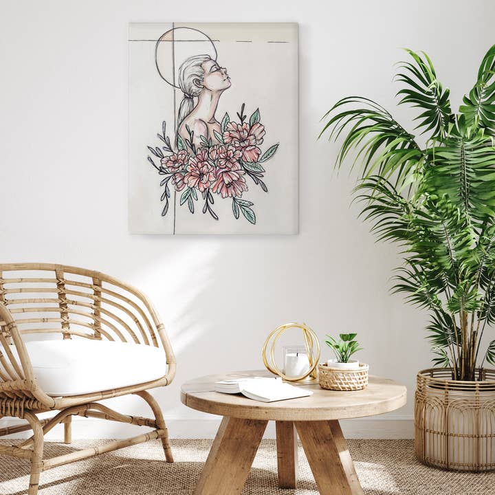 Risveglio - Stampa su Tela per la vendita all'ingrosso da parte di Anise Designs