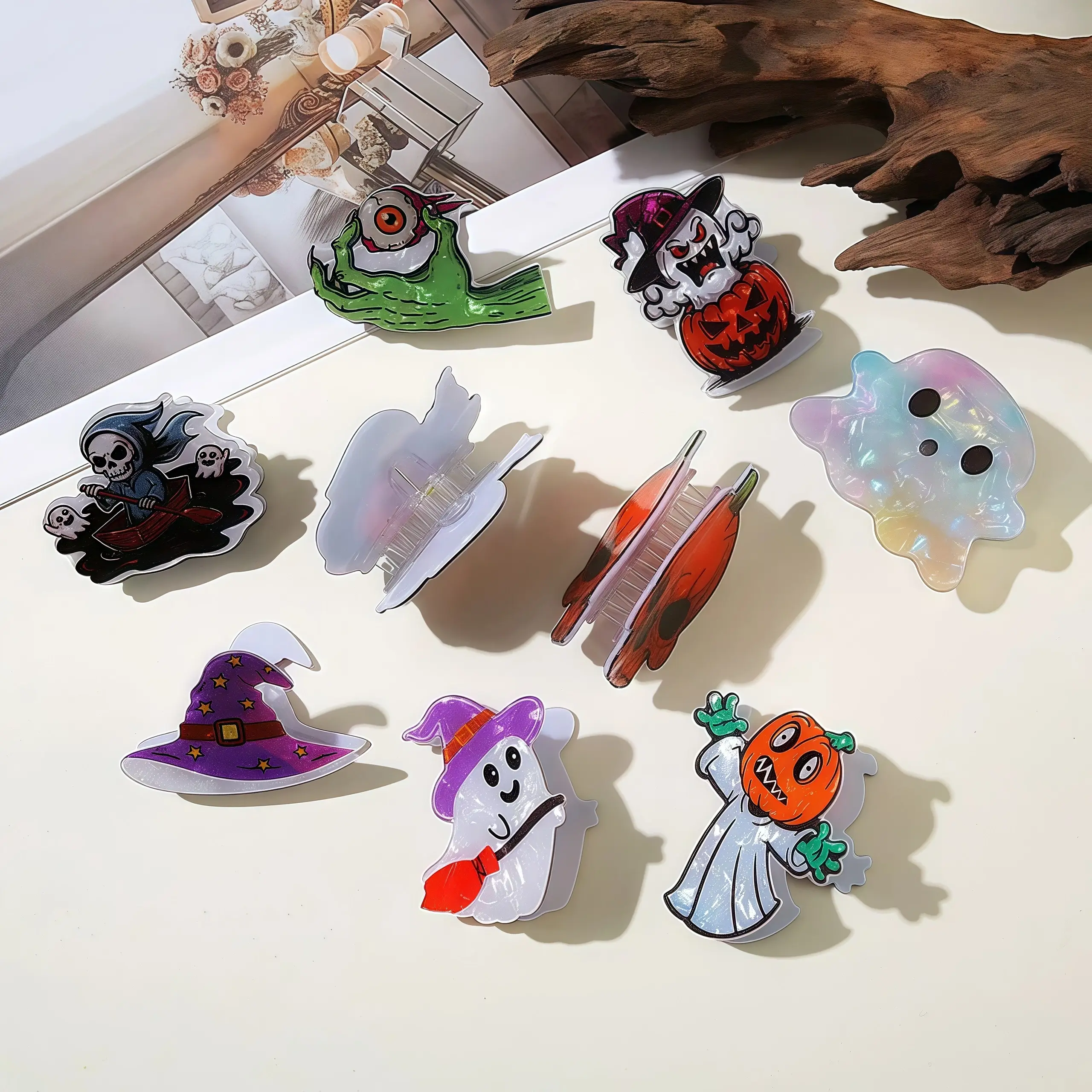 Otterware - Wholesale Hair Clip - Women's - Halloween Haunted Hair Clips | Oversized Costume Claws11