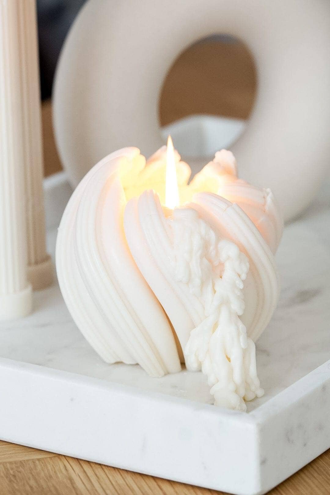 Candle Copenhagen - Wholesale Tapered Candle/Candlestick - SWIRL7