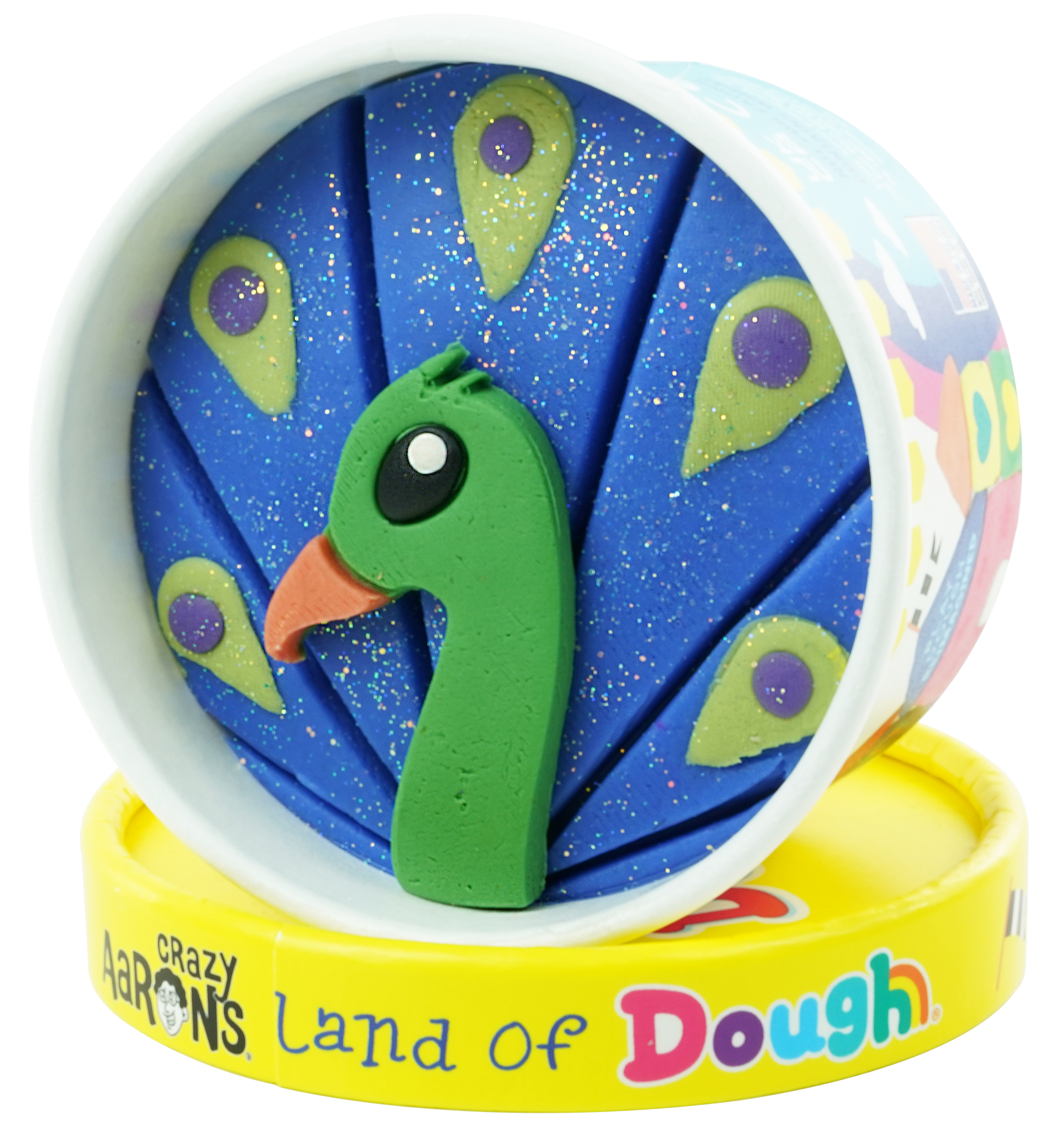 Multi Colored Land of Dough 12 Count Medium Zoo Animal Cup Display for wholesale on Faire4