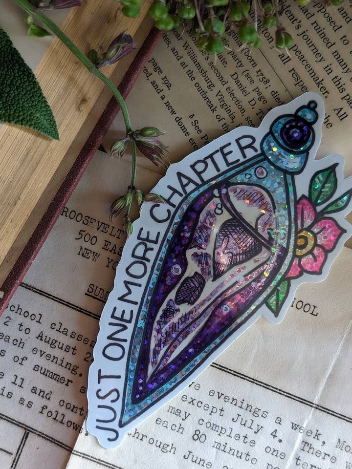 One More Chapter Potion Sticker for wholesale by Ink & Wildflower