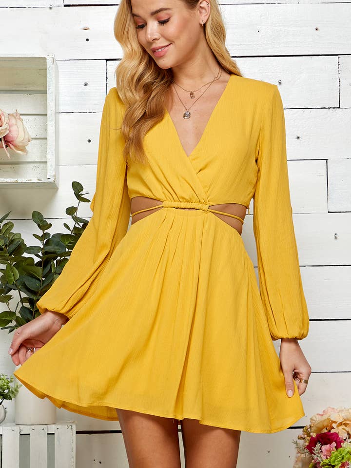 Sweet Lemon - Wholesale Dress - Women's - Lucent Cutout Mini Dress14