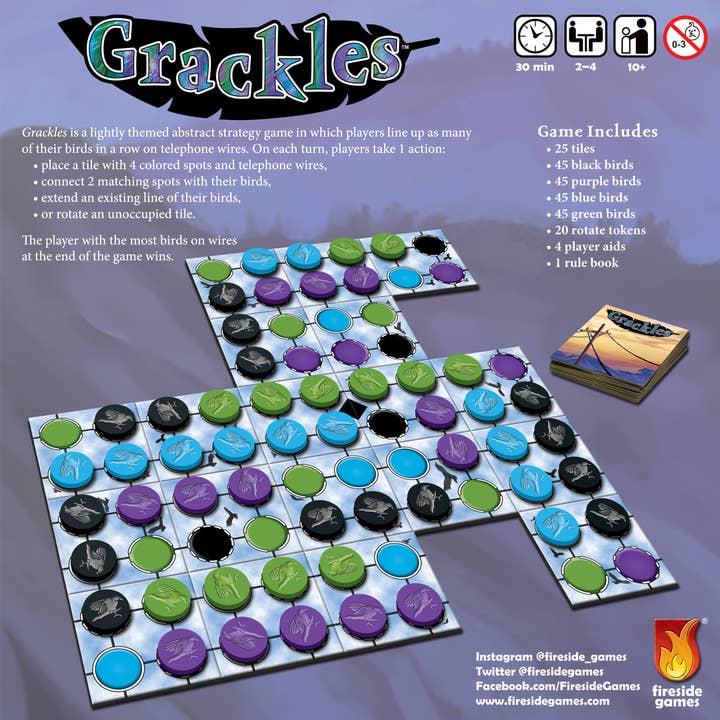 Fireside Games – Großhandel Brettspiele – Grackles Brettspiel1