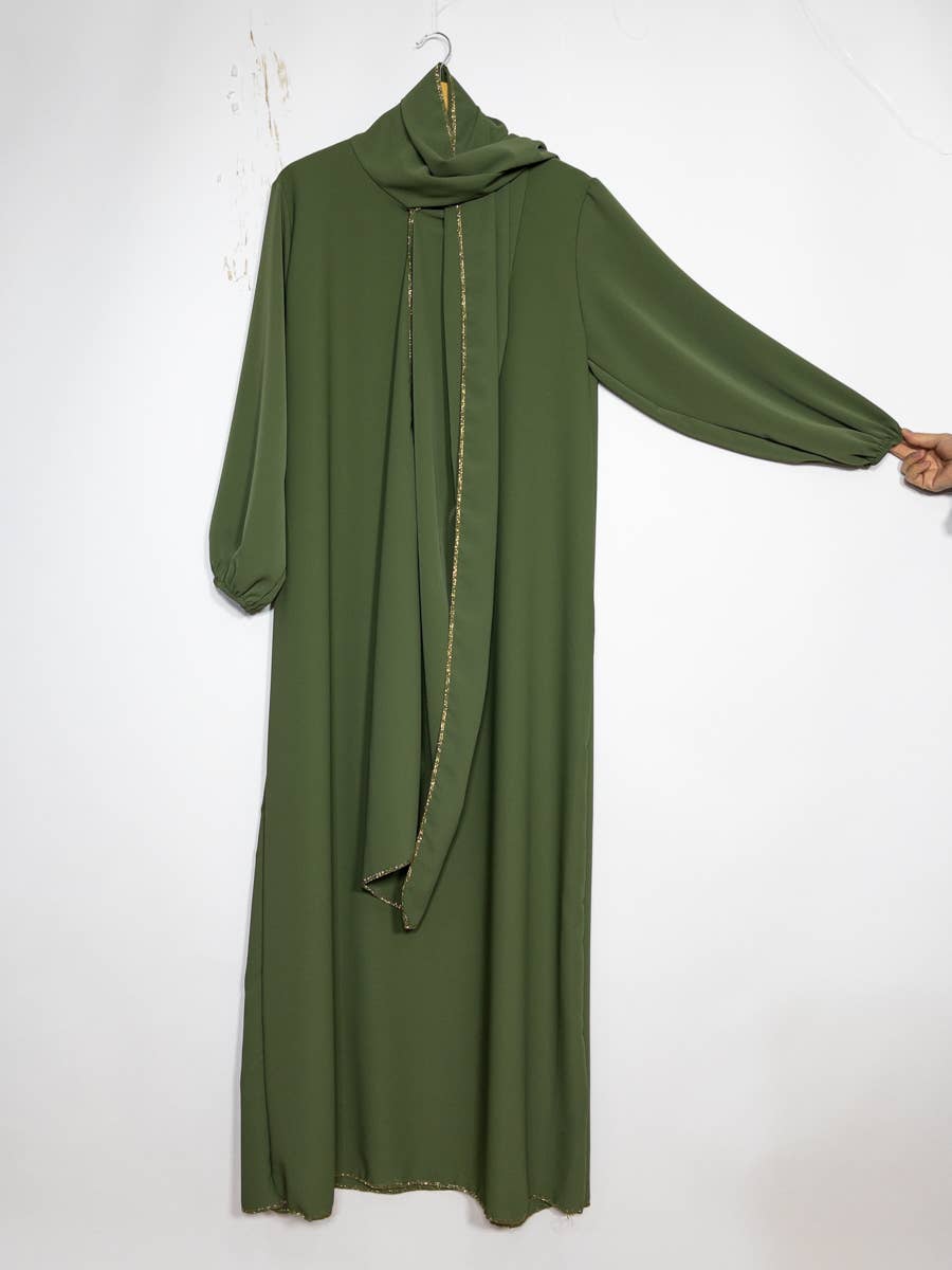 IDEAL OUTFIT - Wholesale Kaftan - Women's - Medina silk abaya for women ref:2338pkdr9