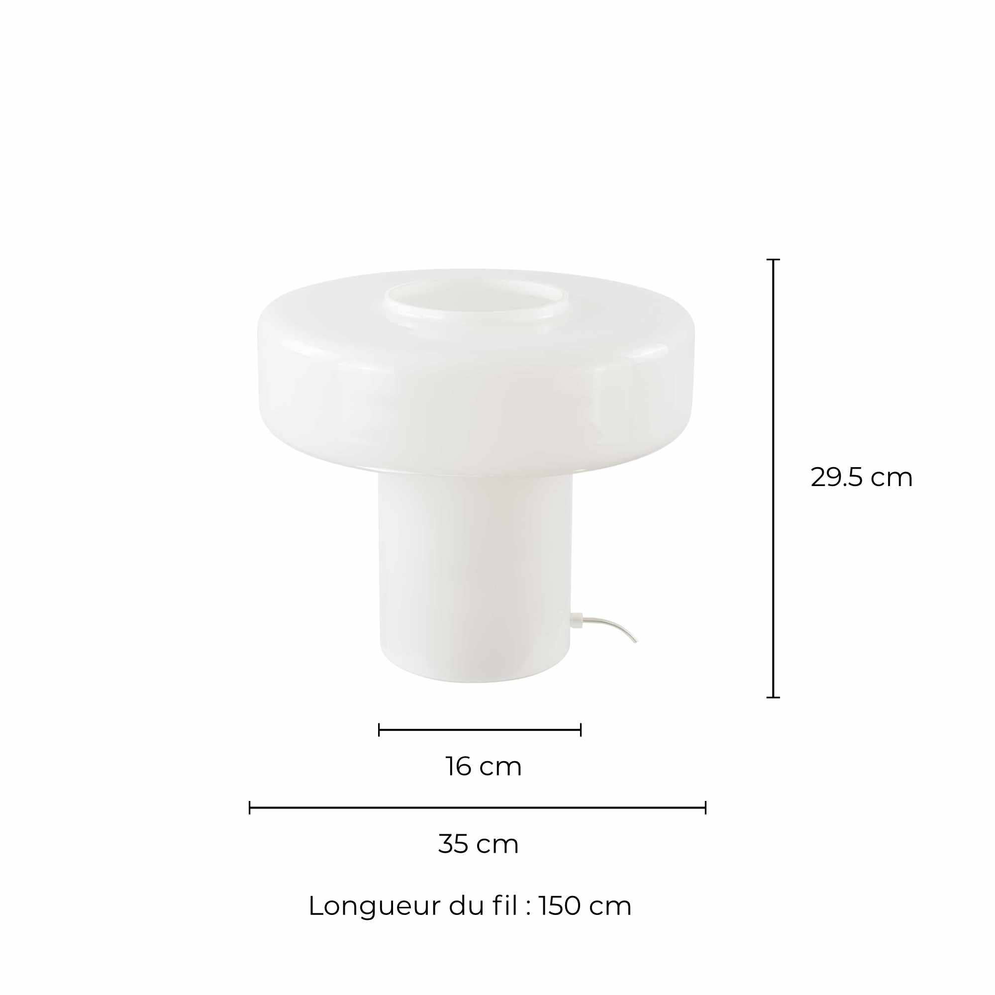 C-Création - Wholesale Floor Lamp - XXL table lamp in colored glass and retro style Foza Maxi18