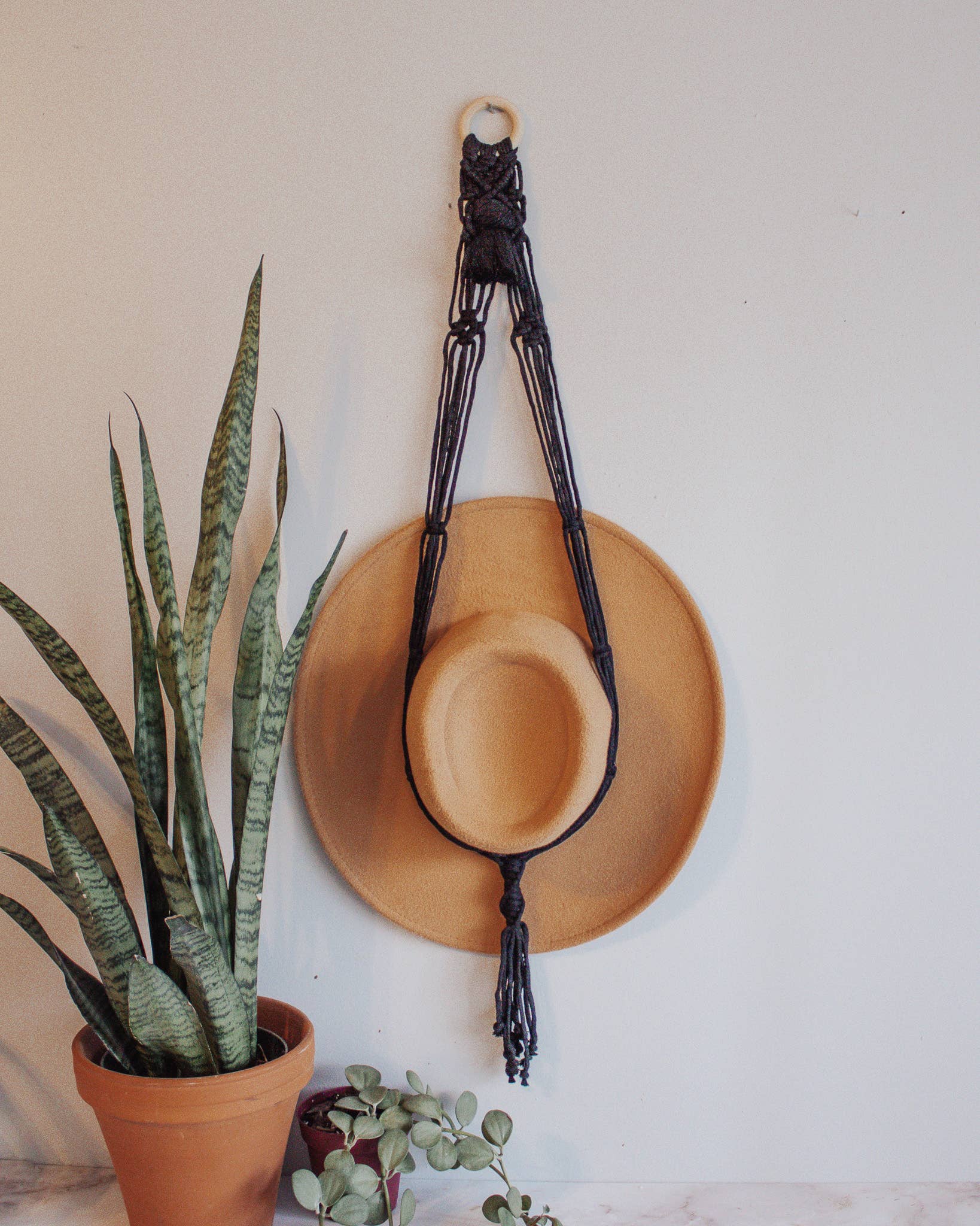 Modern Bo Studio - Wholesale Hat Rack - "Dakota" - Macrame Hat Hanger10