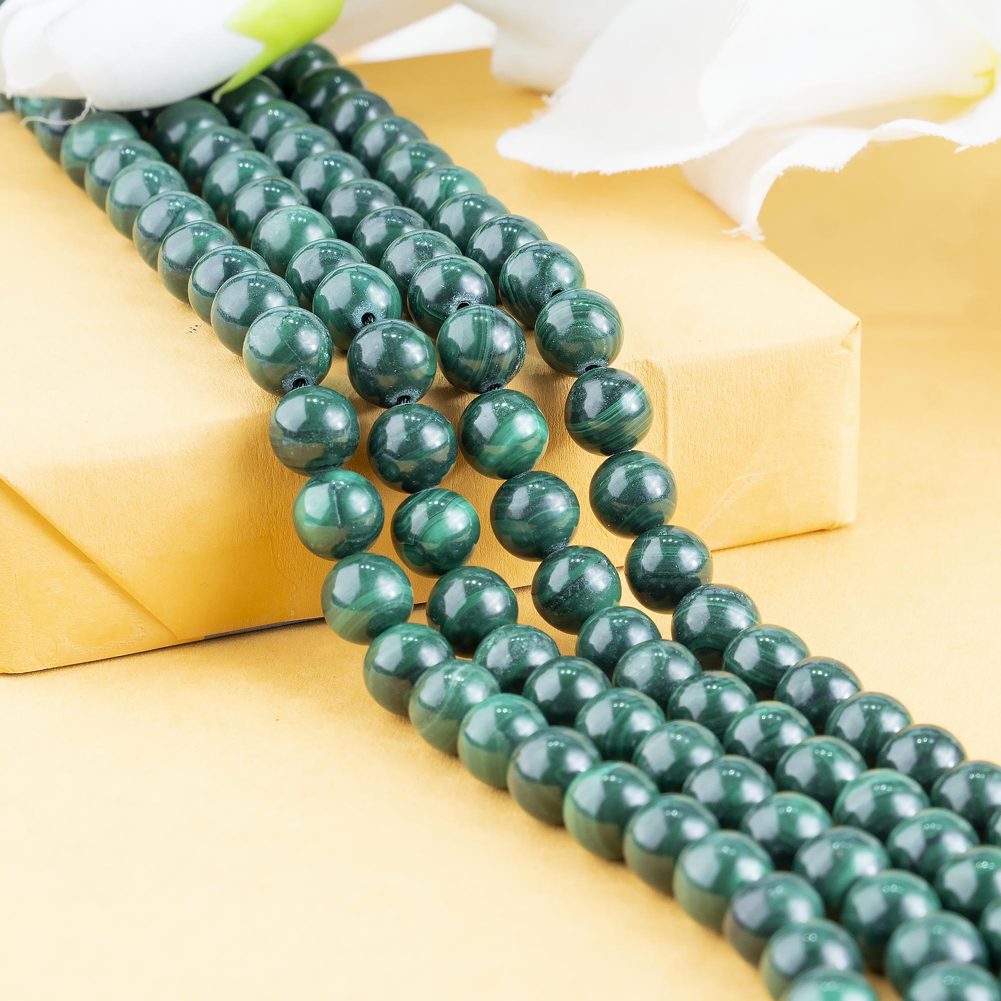 Soothing Crystals Beads – Missangas por atacado – Contas de Joalharia de Cristal | Malaquita | Contas de Pedras Preciosas11