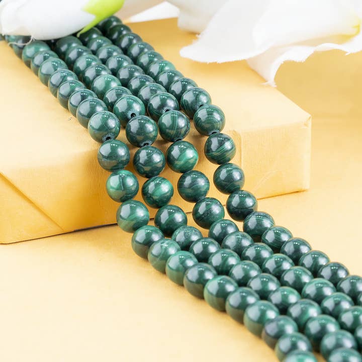 Soothing Crystals Beads – Missangas por atacado – Contas de Joalharia de Cristal | Malaquita | Contas de Pedras Preciosas11