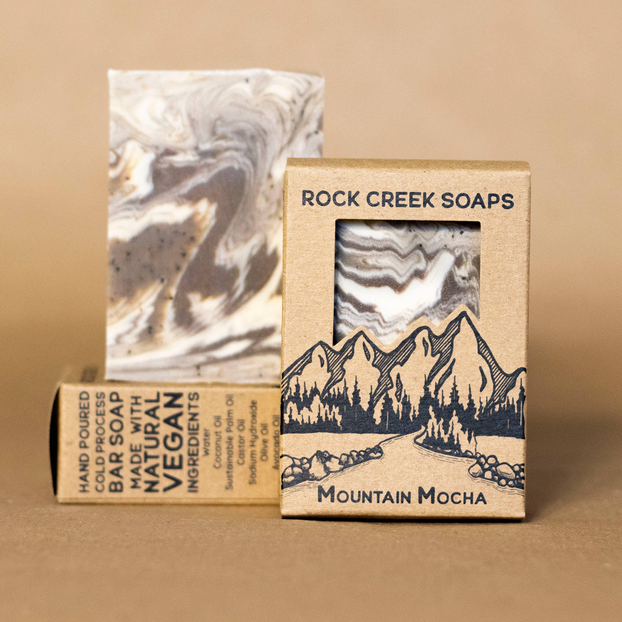 Rock Creek Soaps - Wholesale Bar Soap - Mountain Mocha Bar Soap | Espresso & Sweet Cream3