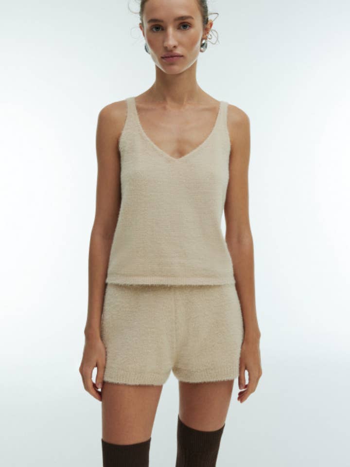 Fluffy Yarn Top for wholesale by Nenya Fashion Limited