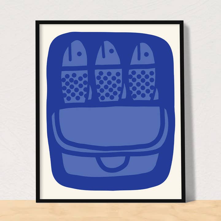 Gab Art & Design - Wholesale Art Print - tinned fish art print0