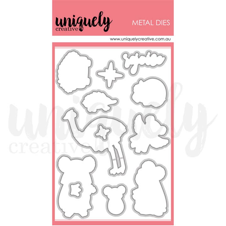 Aussie Nativity Fussy Cutting Die for wholesale by Uniquely Creative