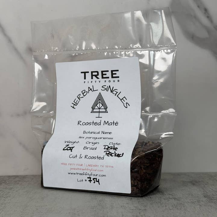 Tree Fifty Four - Wholesale Loose Tea - Roasted Yerba Mate | 2oz - 1 KG | Bulk Herbs