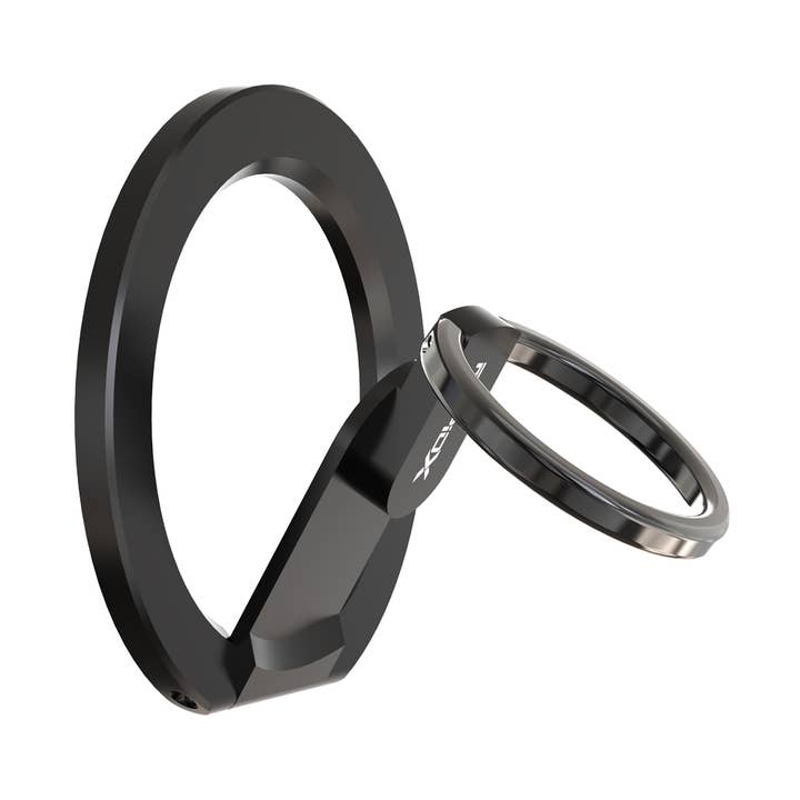 Black Snapo 2-in-1 Magnetic Phone Grip Holder & Stand for wholesale by RapidX