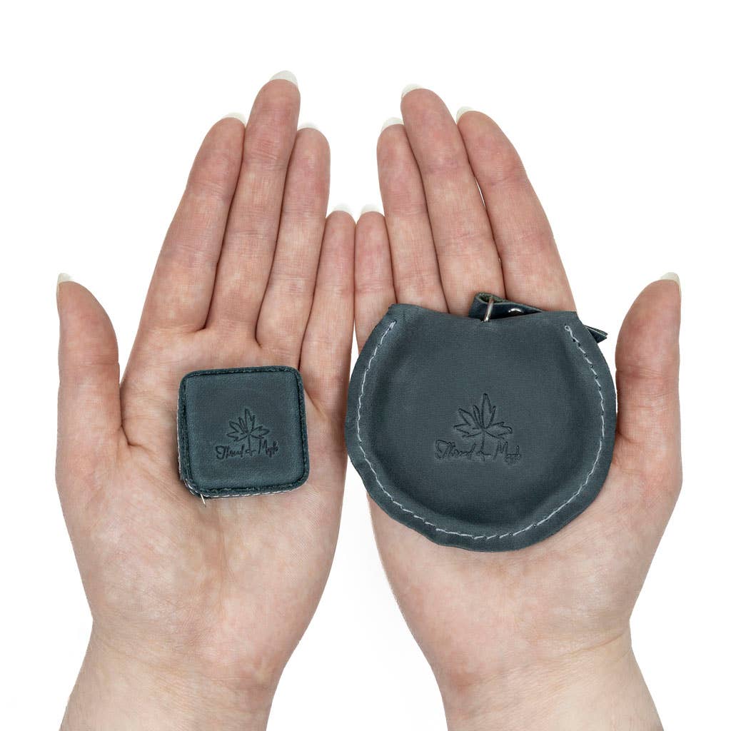 Thread and Maple – wholesale Measuring tape – Leather Tiny Tape Measure3