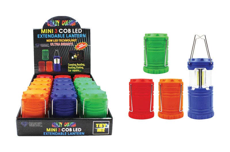 Everyday Supply Co - Wholesale Lantern - Diamond Visions 220 lm LED Extendable Lantern - 15 Pack