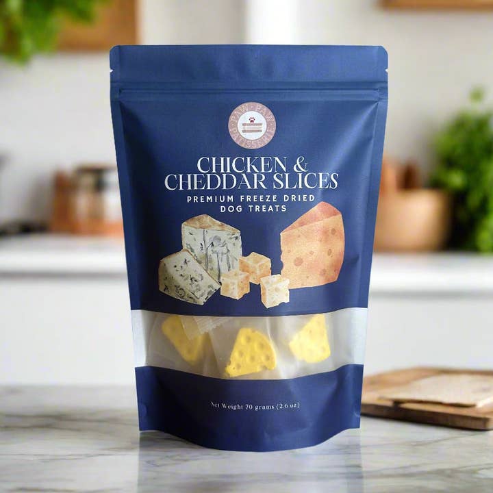 Paw Paw Patisserie™️ | Treats That Love Your Dog Back💞 - Wholesale Pet Treats - Dog - Freeze Dried Chicken & Cheddar Slices0