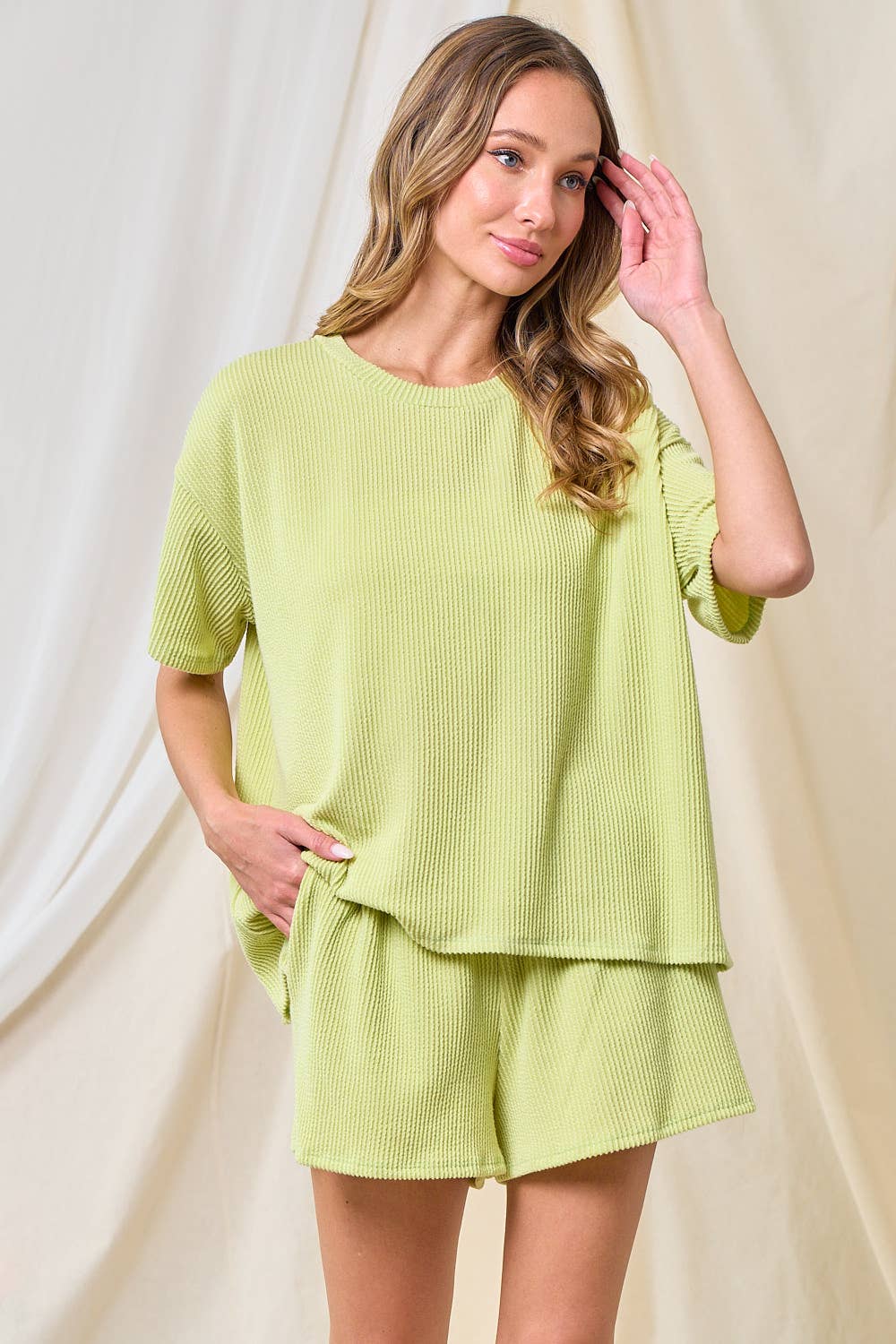 lovely melody - Wholesale Knit Top - Women's - LMT3979-Everyday Relaxed rib top10