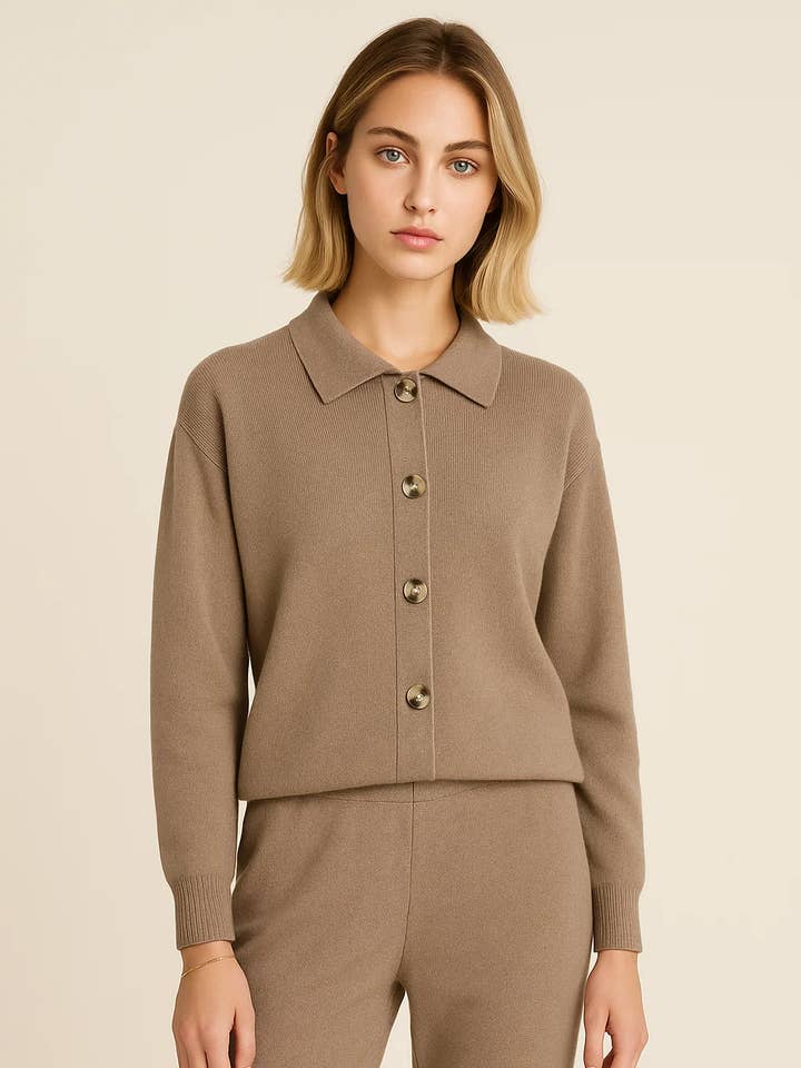 Wool set, vegan wool, winter bottom and top for wholesale by Lacerf