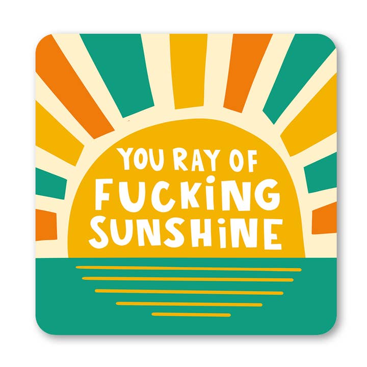 Dessous de verre Sunshine pour la vente par Lucy Maggie Designs