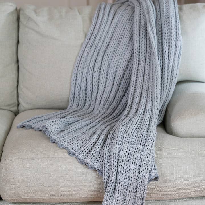 Cómoda manta tejida para venta al por mayor de April Cornell