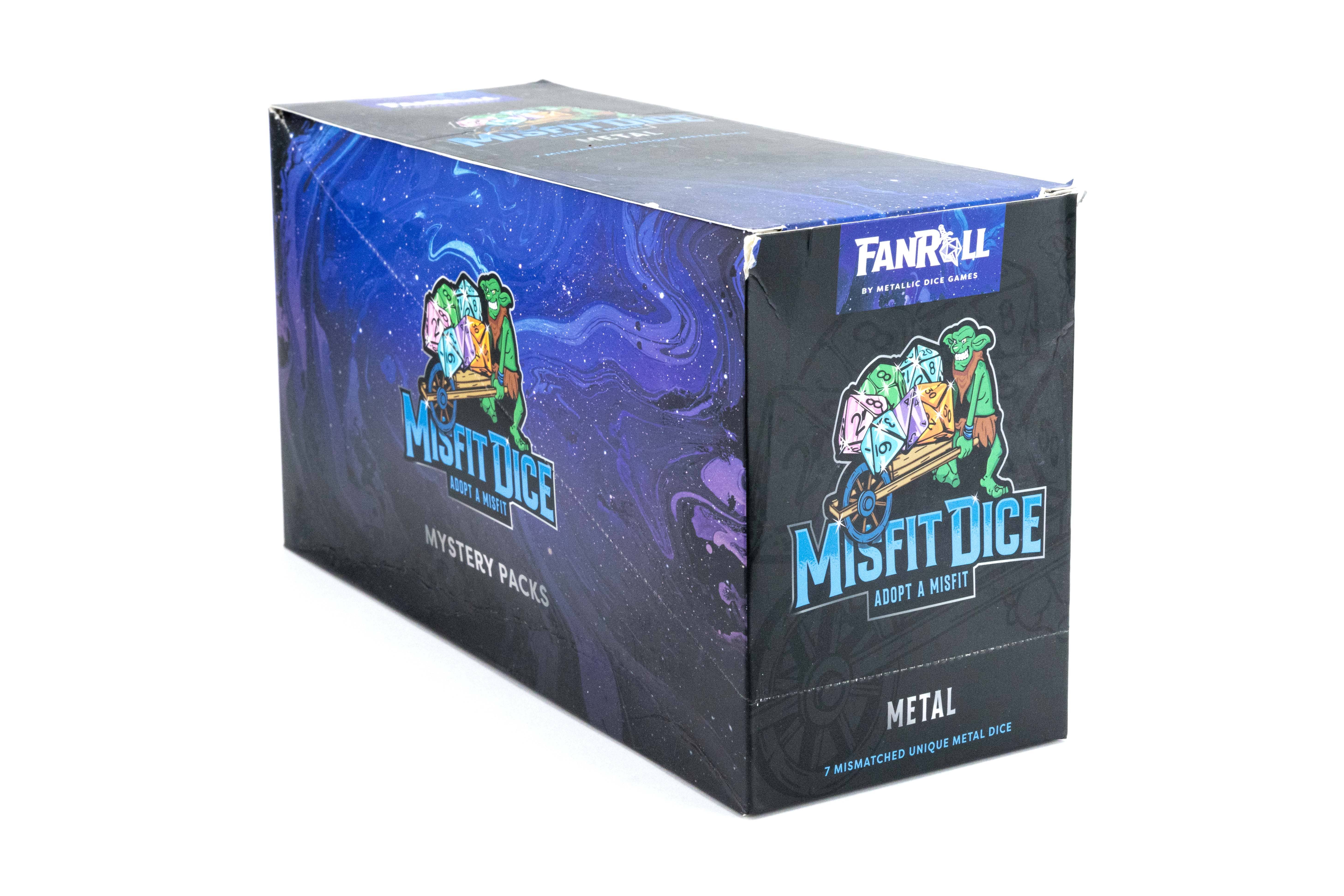 FanRoll by Metallic Dice Games - Wholesale Dice - NEW: Misfit Metal Dice Set: Adopt A Misfit  (Blind Pack)2
