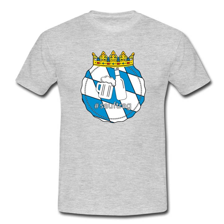 Sauftrag - Wholesale Screen Printed T-Shirt - Unisex - Sauftrag Bayern T-shirt5
