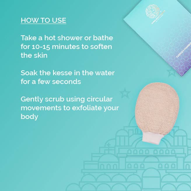 Global Beauty Secrets - Wholesale Exfoliating Gloves/Mitts - Turkish Hammam Kesse