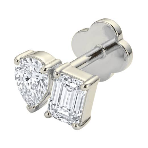 Toi et Moi platte rug Zilver voor wholesale door Smoothie London