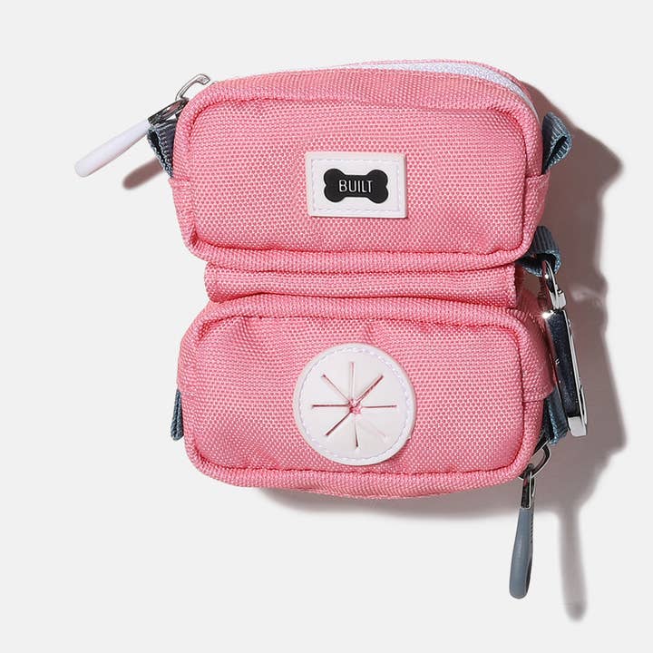 Pet Waste Bag and Treat Holder - Pink and Gray for wholesale by Built NY