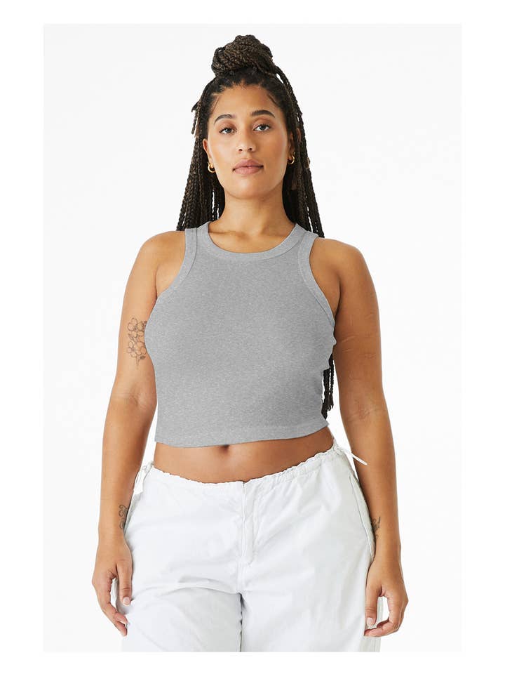 Total Apparel - Wholesale Tank Top - Women's - Bella + Canvas Ladies' Micro Ribbed Racerback Tank 1019