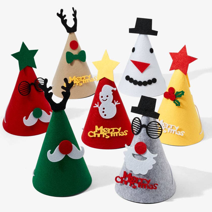 The Twiddlers – wholesale Party hat/crown – 15 Festive Felt Party Hats1