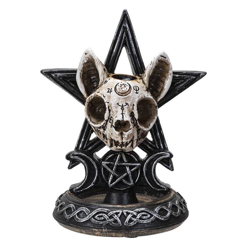 Pacific Trading - Wholesale Incense Holder - Ouija Cat Backflow Incense Burner0