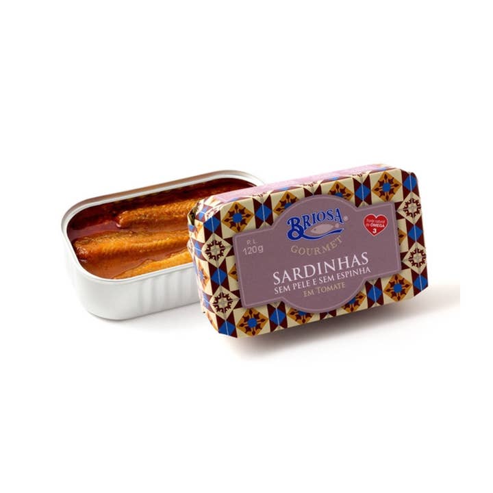 Portugalia Imports - Wholesale Tinned Fish - Briosa Gourmet Skinless and Boneless Sardines in Tomato Sauc