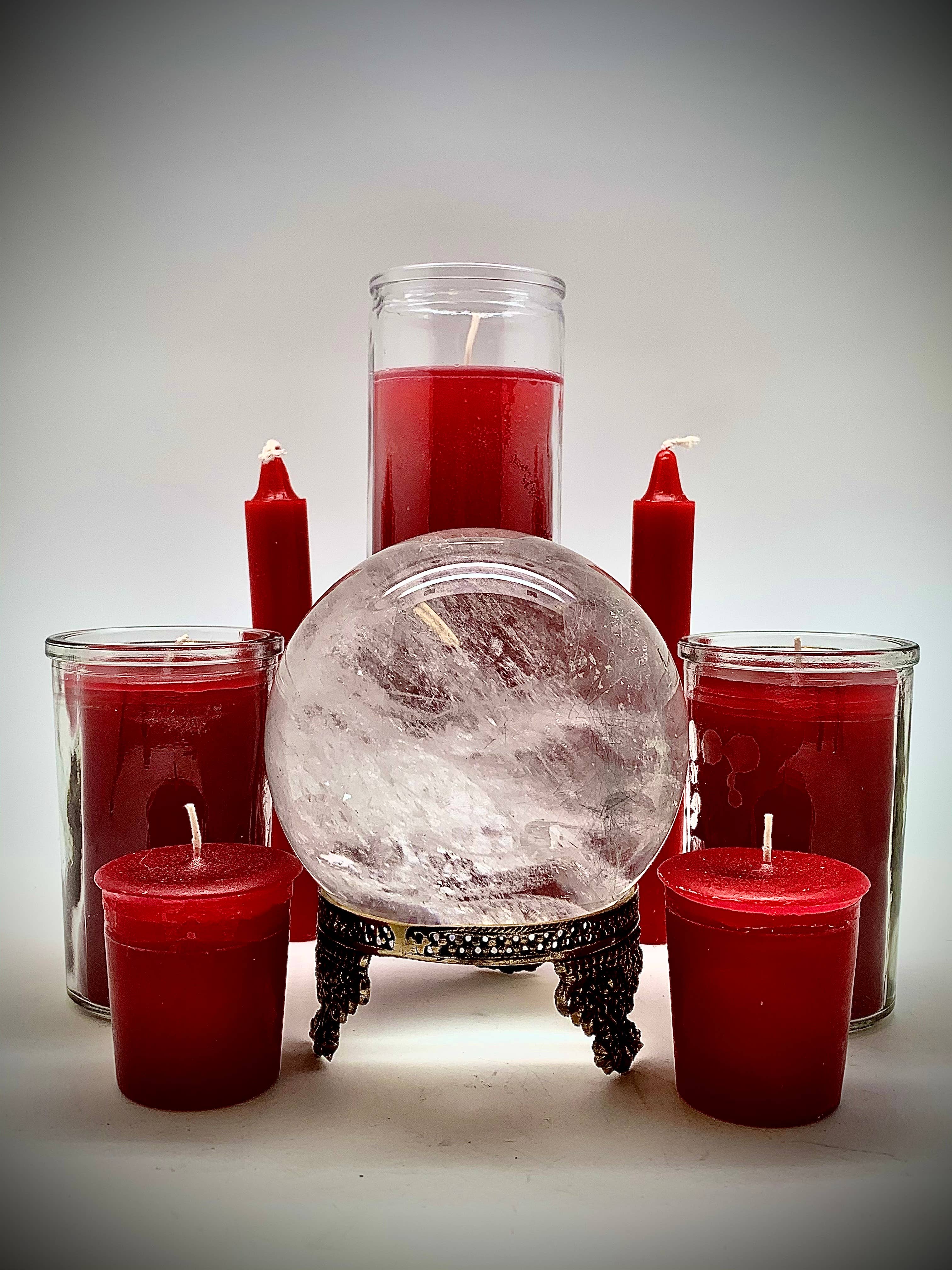 Ceridwen’s - Wholesale Votive Candle - Red Votive Candle - passion, love, sexual energy, courage3