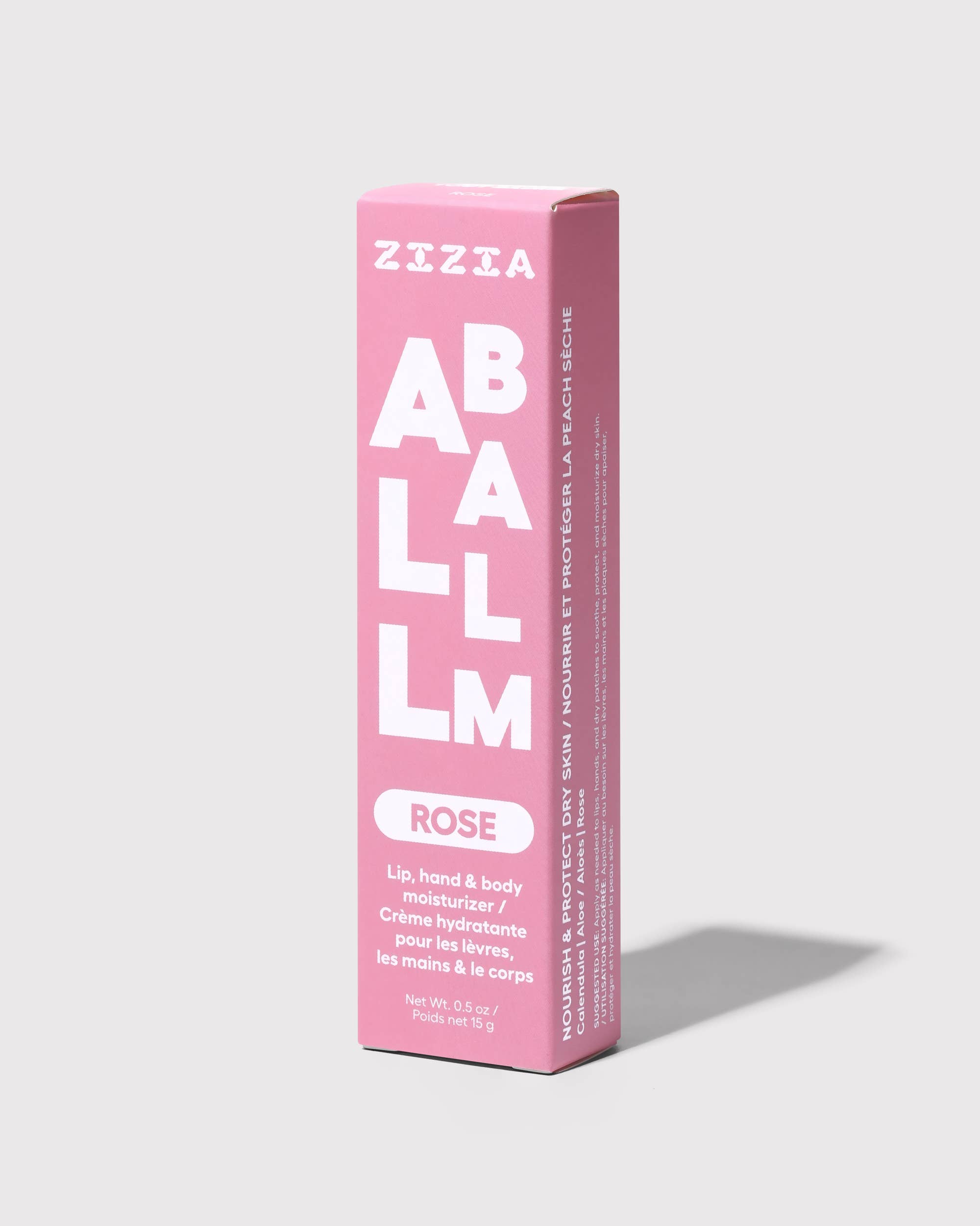 Zizia Botanicals - Wholesale Lip Balm - Zizia All Balm Tube-Rose Hand & Lip Balm2