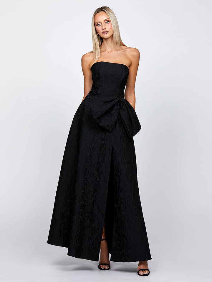 ZUZANNA STRAPLESS BOW MAXI BL71D04L for wholesale by Bariano