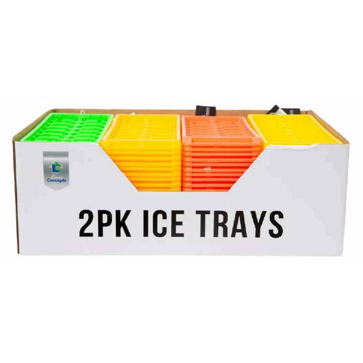 Living Concepts - Wholesale Ice Tray/Mold - ICE TRAY 2PK CS2