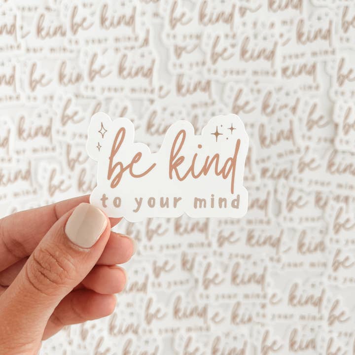 'Be Kind' Sticker | Laptop, Water Bottle, Journal Sticker for wholesale by Kree