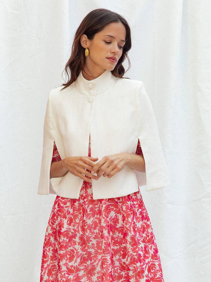 Cape Pia white for wholesale by Apoluze