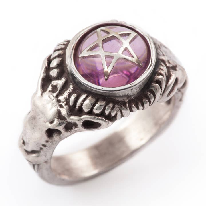 Lavendel Baby Duivel Hart Ring voor wholesale door Alex Streeter