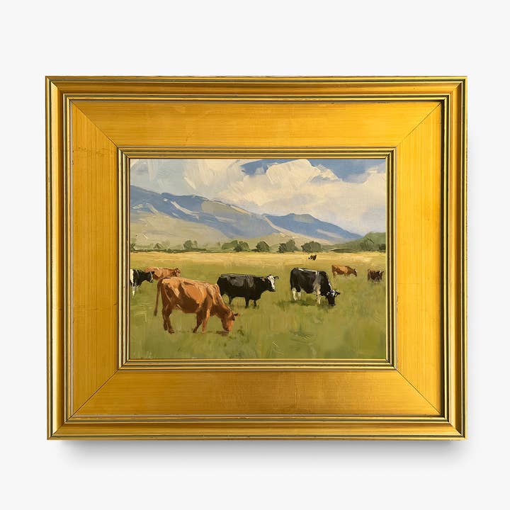 Cows in Pasture for wholesale by Lila & Finch