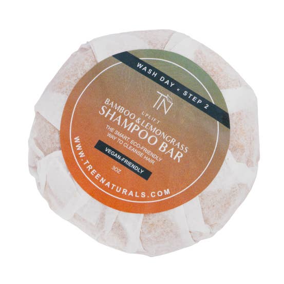 Bamboo & Lemongrass Shampoo Bar for wholesale by Tree Naturals
