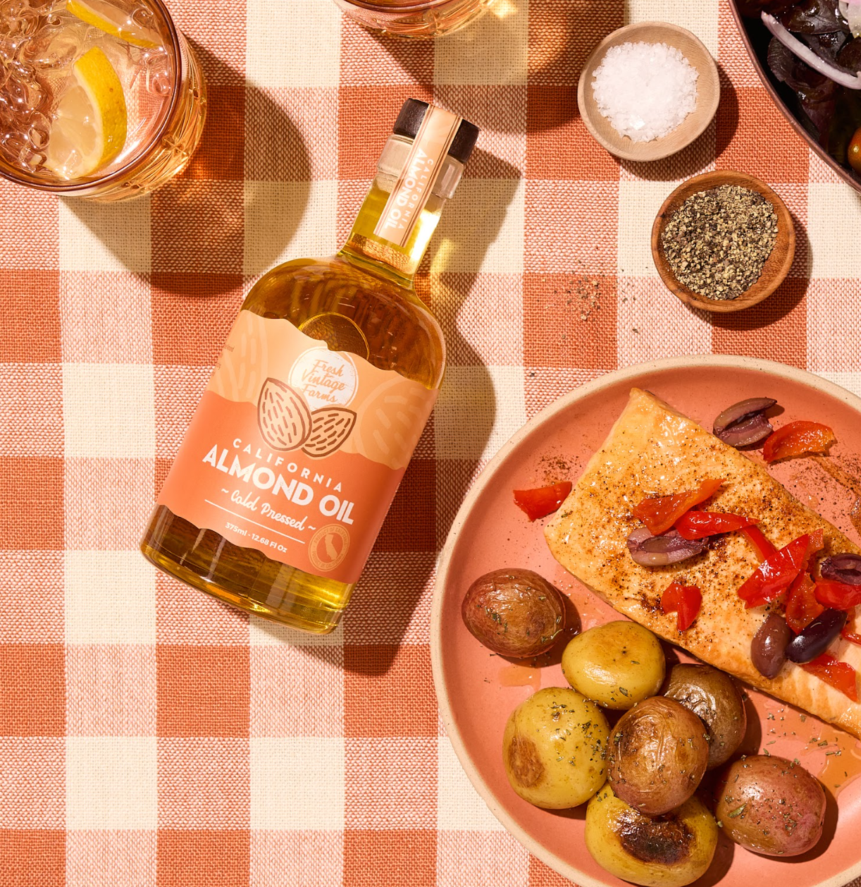 Fresh Vintage Farms - Wholesale Cooking Oil - Almond Oil - Virgin (Cold Pressed)4